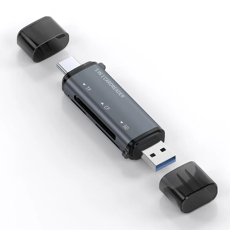 ADS-318 Type-C 5 in 1 Multi-Function Card Reader