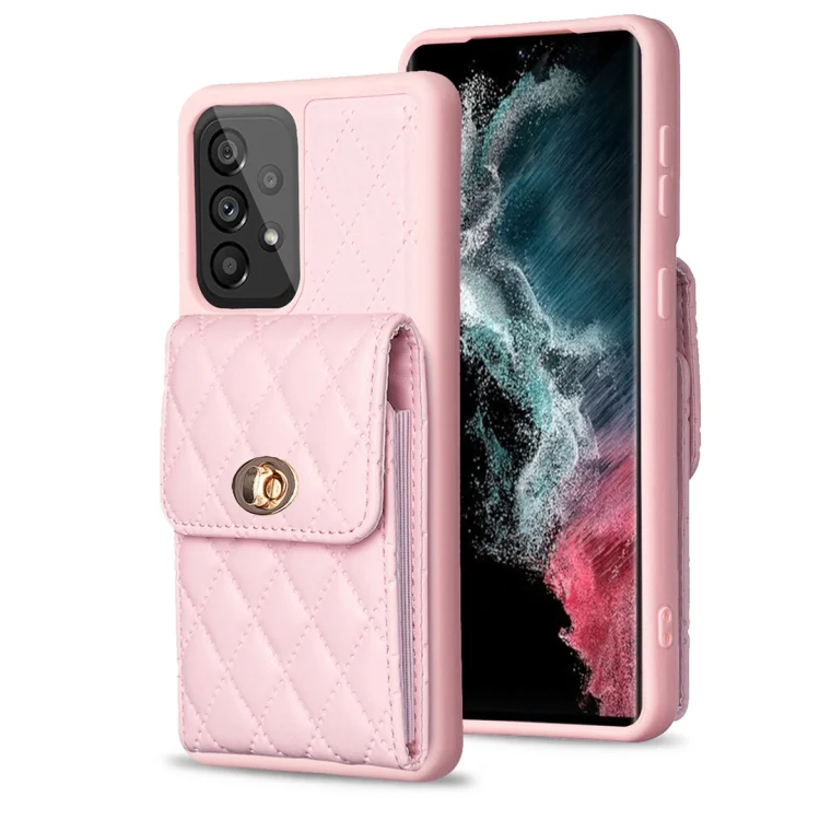 Vertical Wallet Rhombic Leather Phone Case, For Samsung Galaxy A53 5G, For Samsung Galaxy A54 5G